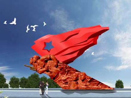 大型红色文化城市主题雕塑设计制作