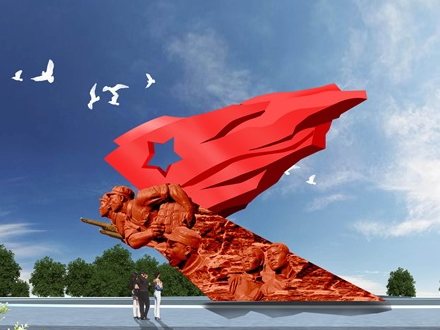 大型红色文化城市主题雕塑设计制作