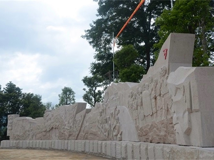 大型石材浮雕背景墙设计制作